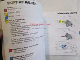 Peugeot 309 Instruktionsbog -Käyttöohjeet
