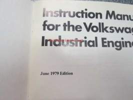 Volkswagen Diesel Industrial Engine 068.2 Instruction Manual  -teollisuusmoottorin käyttöohjekirja englanniksi