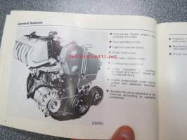 Volkswagen Diesel Industrial Engine 068.2 Instruction Manual  -teollisuusmoottorin käyttöohjekirja englanniksi