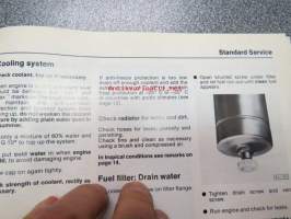 Volkswagen Diesel Industrial Engine 068.2 Instruction Manual  -teollisuusmoottorin käyttöohjekirja englanniksi
