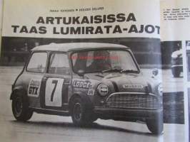 Vauhdin Maailma 1971 nr 5 -mm. XXXVI Päijänteen ympäriajo, Saabiakin suomalaisempia auto, 19. Itä-Afrikan Safari-Ralli Ei pohjan poikia palele (sillä kiukku