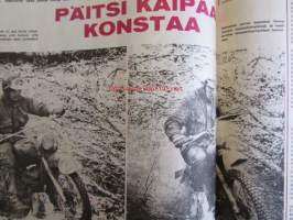 Vauhdin Maailma 1971 nr 5 -mm. XXXVI Päijänteen ympäriajo, Saabiakin suomalaisempia auto, 19. Itä-Afrikan Safari-Ralli Ei pohjan poikia palele (sillä kiukku