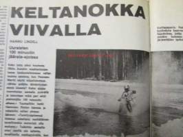 Vauhdin Maailma 1973 nr 5 -mm. Emerson Fittibaldi tentissä, Fiat vanhin osastopäälikkö Enzo Ferrari, Vuosikymmen Eläintarha ajosta, Saarinen sekoitti suurten