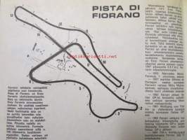 Vauhdin Maailma 1973 nr 5 -mm. Emerson Fittibaldi tentissä, Fiat vanhin osastopäälikkö Enzo Ferrari, Vuosikymmen Eläintarha ajosta, Saarinen sekoitti suurten