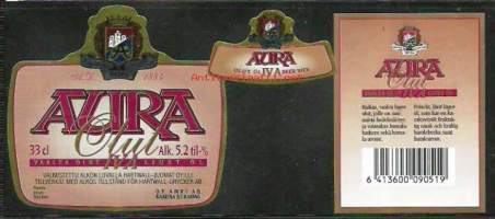 Aura IV A olut - olutetiketti