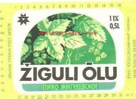 Ziguli Olu- olutetiketti