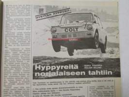 Vauhdin Maailma 1973 nr 11 -mm. Veemax Supervee Pinaaleille, Leksan 3. kerta interserien voittoon, ST rintamalla tapahtuu, Porschen ja VW tiet eroavat?, Kevyttä