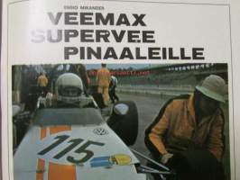 Vauhdin Maailma 1973 nr 11 -mm. Veemax Supervee Pinaaleille, Leksan 3. kerta interserien voittoon, ST rintamalla tapahtuu, Porschen ja VW tiet eroavat?, Kevyttä