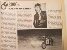 Vauhdin Maailma 1973 nr 4 -mm. Parasta Pickoa marmorihalleissa, Drag Racing II amatöörit viivalla, SM-Jäärata pisteet 1973, Formula SuperVee, VM rallikoulu III,