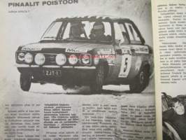 Vauhdin Maailma 1973 nr 4 -mm. Parasta Pickoa marmorihalleissa, Drag Racing II amatöörit viivalla, SM-Jäärata pisteet 1973, Formula SuperVee, VM rallikoulu III,