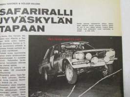 Vauhdin Maailma 1973 nr 4 -mm. Parasta Pickoa marmorihalleissa, Drag Racing II amatöörit viivalla, SM-Jäärata pisteet 1973, Formula SuperVee, VM rallikoulu III,