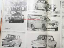 Vauhdin Maailma 1973 nr 4 -mm. Parasta Pickoa marmorihalleissa, Drag Racing II amatöörit viivalla, SM-Jäärata pisteet 1973, Formula SuperVee, VM rallikoulu III,