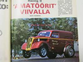 Vauhdin Maailma 1973 nr 4 -mm. Parasta Pickoa marmorihalleissa, Drag Racing II amatöörit viivalla, SM-Jäärata pisteet 1973, Formula SuperVee, VM rallikoulu III,