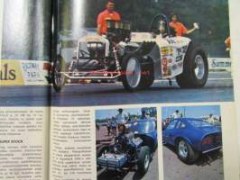 Vauhdin Maailma 1973 nr 4 -mm. Parasta Pickoa marmorihalleissa, Drag Racing II amatöörit viivalla, SM-Jäärata pisteet 1973, Formula SuperVee, VM rallikoulu III,