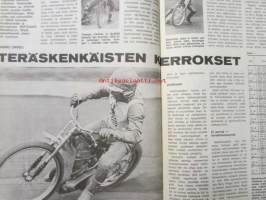 Vauhdin Maailma 1973 nr 3 -mm. Drag Racing, Super Veet Daytonassa, Formula 1 avaus ArgentiinanGran Premio de la Rebilicalla, Kartista kuninkuuteen, Jarno Saarisen