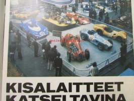 Vauhdin Maailma 1973 nr 2  sis. mm.  seur.  artikkelit / kuvat / mainokset; Marlboro World Championship Teamin 1973 esittely Genevessä, Ei ole riemulla rajaa kun