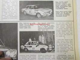 Vauhdin Maailma 1973 nr 2  sis. mm.  seur.  artikkelit / kuvat / mainokset; Marlboro World Championship Teamin 1973 esittely Genevessä, Ei ole riemulla rajaa kun