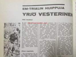 Vauhdin Maailma 1973 nr 2  sis. mm.  seur.  artikkelit / kuvat / mainokset; Marlboro World Championship Teamin 1973 esittely Genevessä, Ei ole riemulla rajaa kun
