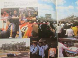 Vauhdin Maailma 1973 nr 7 -mm. VI Suur-Saimaan ajot Saimaan suuret säpinät - ja Söhläykset, Formula 1 Ruotsin Grand Prix, Indyn nurja puoli, Jackie Stewart