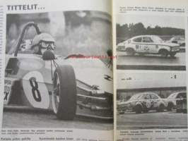 Vauhdin Maailma 1973 nr 7 -mm. VI Suur-Saimaan ajot Saimaan suuret säpinät - ja Söhläykset, Formula 1 Ruotsin Grand Prix, Indyn nurja puoli, Jackie Stewart