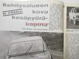 Vauhdin Maailma 1973 nr 7 -mm. VI Suur-Saimaan ajot Saimaan suuret säpinät - ja Söhläykset, Formula 1 Ruotsin Grand Prix, Indyn nurja puoli, Jackie Stewart