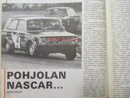 Vauhdin Maailma 1973 nr 7 -mm. VI Suur-Saimaan ajot Saimaan suuret säpinät - ja Söhläykset, Formula 1 Ruotsin Grand Prix, Indyn nurja puoli, Jackie Stewart