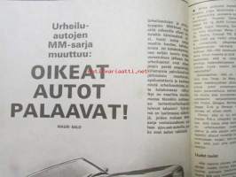 Vauhdin Maailma 1973 nr 7 -mm. VI Suur-Saimaan ajot Saimaan suuret säpinät - ja Söhläykset, Formula 1 Ruotsin Grand Prix, Indyn nurja puoli, Jackie Stewart