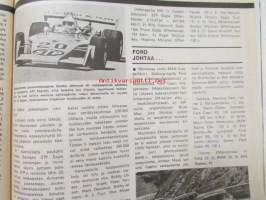 Vauhdin Maailma 1973 nr 7 -mm. VI Suur-Saimaan ajot Saimaan suuret säpinät - ja Söhläykset, Formula 1 Ruotsin Grand Prix, Indyn nurja puoli, Jackie Stewart
