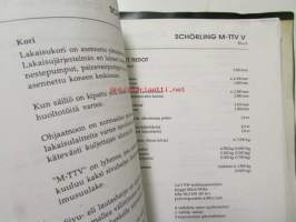 System Schörling itsekeräävä lakaisuauto M-TTV V -Käsikirja