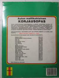 Korjausopas Datsun/Nissan Cherry vm 1979-86 ja Sunny vm 1982-86, 988cc 987cc 1171cc 1269cc 1397cc 1488cc.