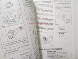 Nissan/Datsun Service manual - Model E23 series