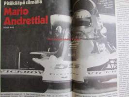 Vauhdin Maailma 1975 nr 1 -mm. Motocrossin pikasarja, Tepi on nähty Daytonassa, Suomen Tupakka autourheilun sponsorina, Mekaanikko Jimmyn ennätysyllätys,
