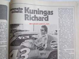 Vauhdin Maailma 1975 nr 5 -mm. Shokki-Cecotto, Ison koirankoppi Mini, Saammeko esitellä Kuningas Richard, Alpine Renault V6 Turbo, TT Tuoreinta tekniikkaa, Trialin