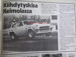 Vauhdin Maailma 1975 nr 5 -mm. Shokki-Cecotto, Ison koirankoppi Mini, Saammeko esitellä Kuningas Richard, Alpine Renault V6 Turbo, TT Tuoreinta tekniikkaa, Trialin