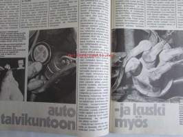 Vauhdin Maailma 1975 nr 10 -mm. Diesel Maasturi FB 40 Toyotan toiveet, Asiantuntijoita riittää autotekniikassa, Super Vee-kausi 1975 Superkausi Suomalaisilla,