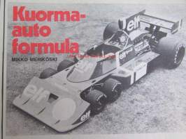Vauhdin Maailma 1975 nr 10 -mm. Diesel Maasturi FB 40 Toyotan toiveet, Asiantuntijoita riittää autotekniikassa, Super Vee-kausi 1975 Superkausi Suomalaisilla,