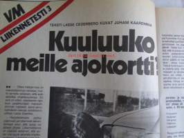 Vauhdin Maailma 1975 nr 11 -mm. Kawasaki 400 D &quot;tavallinen&quot;, Hannu Mikkola Kaatuu se auto Australiassakin, Maa tarvitsee moottoriradan, Tippavaaran kautta radoille,