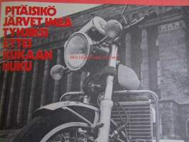 Vauhdin Maailma 1975 nr 11 -mm. Kawasaki 400 D &quot;tavallinen&quot;, Hannu Mikkola Kaatuu se auto Australiassakin, Maa tarvitsee moottoriradan, Tippavaaran kautta radoille,