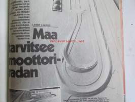 Vauhdin Maailma 1975 nr 11 -mm. Kawasaki 400 D &quot;tavallinen&quot;, Hannu Mikkola Kaatuu se auto Australiassakin, Maa tarvitsee moottoriradan, Tippavaaran kautta radoille,