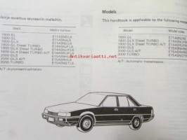 Mitsibishi Galant Omistajan käsikirja -Owner&#039;s handbook