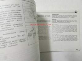 Mitsibishi Galant Omistajan käsikirja -Owner&#039;s handbook
