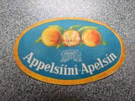 Appelsiini - Apelsin / Roberts -juomaetiketti