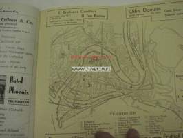 Trondheim -paikkakuntaesite ja kartta 1939