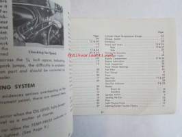 Corvair 1965 Owner&#039;s guide -Omistajan käsikirja