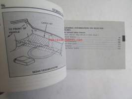 Ford Taurus 1986 Owner guide -Omistajan käsikirja