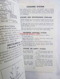 GMC Trucks Gasoline Models 1000 through 3500 (X-6300) Owner&#039;s and Driver&#039;s Manual -Omistajan käsikirja