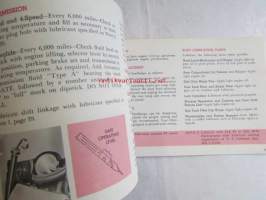 Corvette 1965 Owner&#039;s guide -Omistajan käsikirja