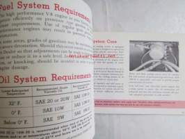 Corvette 1965 Owner&#039;s guide -Omistajan käsikirja