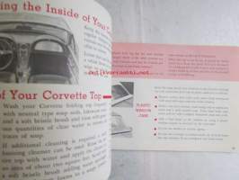 Corvette 1965 Owner&#039;s guide -Omistajan käsikirja