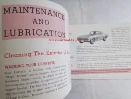 Corvette 1965 Owner&#039;s guide -Omistajan käsikirja